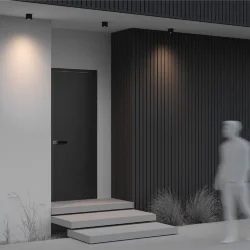 Потолочный светильник Lumina 3000К 15Вт IP 65 (Черный)