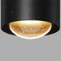 Потолочный светильник Lumina 3000К 15Вт IP 65 (Черный)