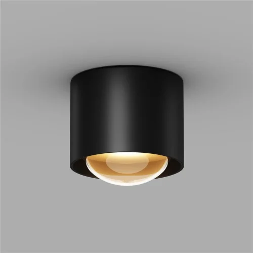 Потолочный светильник Люмина / Lumina 3000К 15Вт IP 65 (Черный) O498CL-L15B3K - фото 3