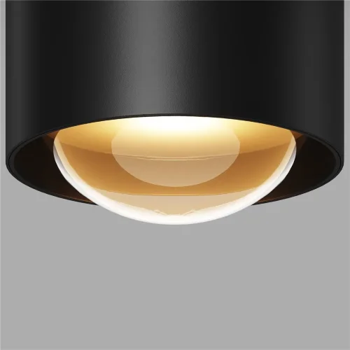 Потолочный светильник Люмина / Lumina 3000К 15Вт IP 65 (Черный) O498CL-L15B3K - фото 4