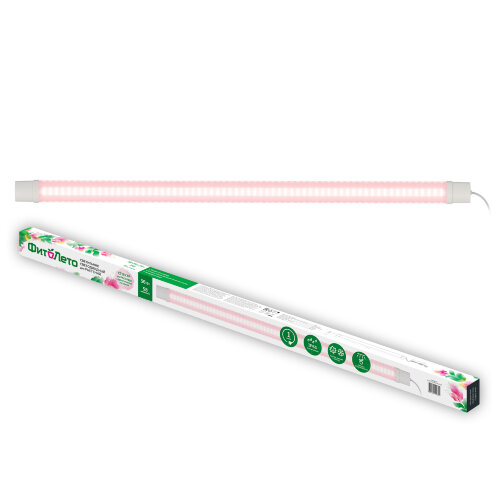 ULZ-P81-36W-SPLE IP65 CLEAR Светильник для растений светодиодный линейный, 1200мм, Пластик, Спектр для фотосинтеза, TM ФитоЛето - фото 5