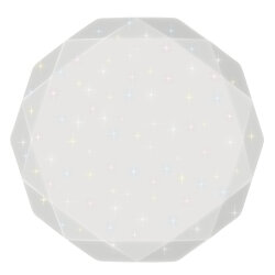 ULI-D226 72W-SW-50 DIAMOND-2 O3 Cветильник светодиодный накладной, Диммируемый, Пульт ДУ в-к, Теплый свет3000К-Белый свет4000К-Дневной свет6500К, 5500Лм, TM Uniel