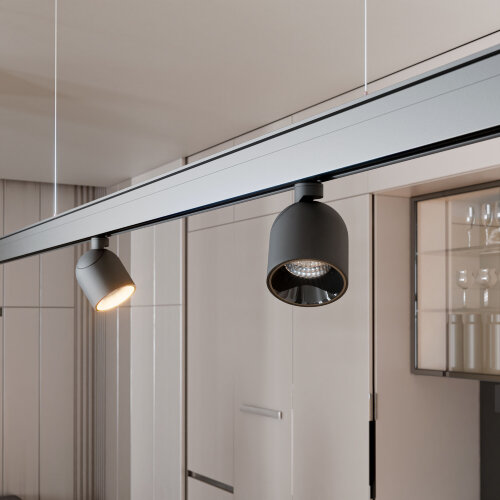 Slim Magnetic Трековый светильник 12W 4000K Umi (чёрный) - Фото 3