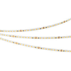 Светодиодная лента RT-A160-5mm 24V Warm3000 (9.6 W/m, IP20, 2835, 5m) (Arlight, Открытый)