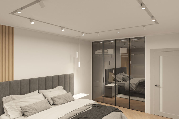 DK5850-WH Профиль Flod для создания декоративных ниш в натяжном потолке, алюминий, белый. Фото 5