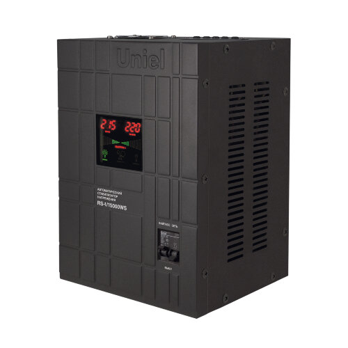 RS-1-15000WS Стабилизатор напряжения релейный однофазный настенный, с гальванической развязкой, 15000ВА, TM Uniel - фото 1