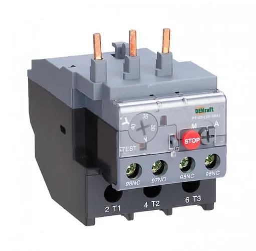 Реле тепловое 23.0А-32А для контакторов 25-38А DEKraft 23169DEK - фото