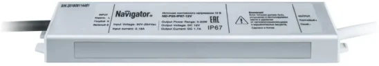 Драйвер 71 470 ND-P20-IP67-12V Navigator 71470 - фото 2