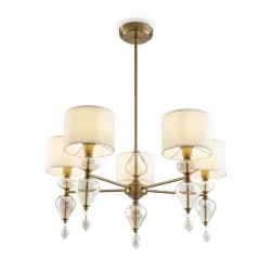 Потолочный светильник Freya FR5369CL-05BS (Латунь)