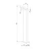 Ландшафтный светодиодный светильник Sensor IP54 1542 TECHNO LED черный - фото 5