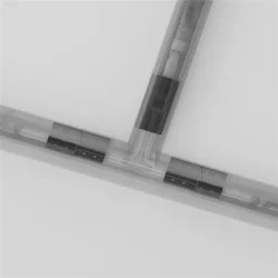 Прямой коннектор S35 накладной черный 1 шт. (Черный)