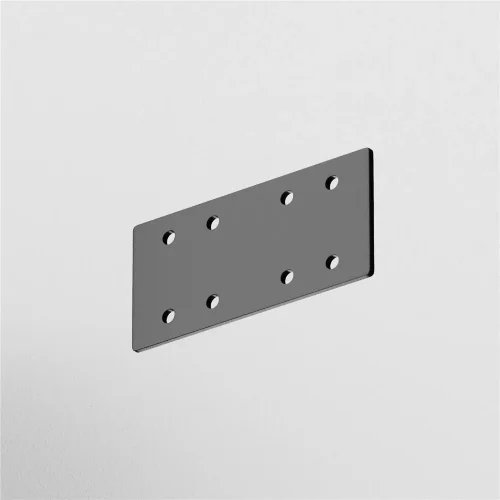 Прямой коннектор S35 накладной черный 1 шт. (Черный) - фото 2