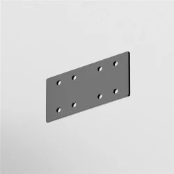 Прямой коннектор S35 накладной черный 1 шт. (Черный)