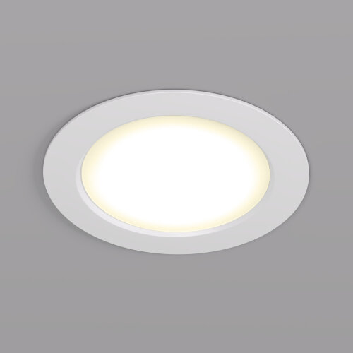DK3048-WH Встраиваемый светильник, IP 20, 7Вт, LED, белый, пластик.