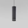 Подвесной светодиодный светильник DLR023 12W 4200K черный матовый - фото