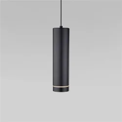 Подвесной светодиодный светильник DLR023 12W 4200K черный матовый (040264)