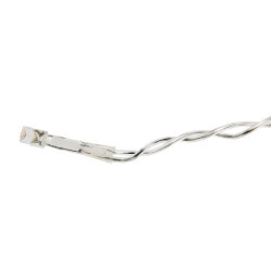 ULD-B10006-248-TTK BLUE-WHITE IP44 Бахрома светодиодная с эффектом мерцания, 10м, Соединяемая, 248 светодиодов, Синий и белый свет, Провод прозрачный