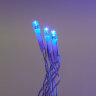 ULD-B10006-248-TTK BLUE-WHITE IP44 Бахрома светодиодная с эффектом мерцания, 10м, Соединяемая, 248 светодиодов, Синий и белый свет, Провод прозрачный - фото 9