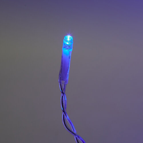 ULD-B10006-248-TTK BLUE-WHITE IP44 Бахрома светодиодная с эффектом мерцания, 10м, Соединяемая, 248 светодиодов, Синий и белый свет, Провод прозрачный - фото 10