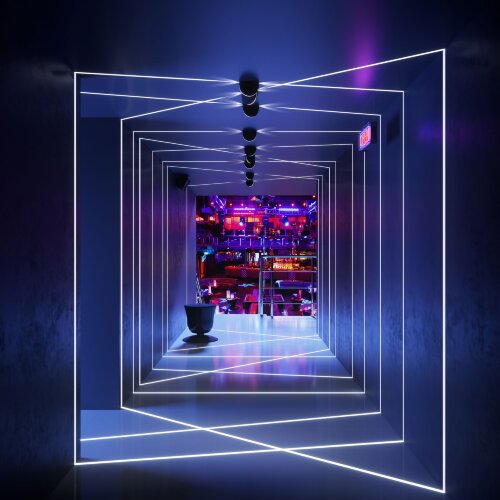 Светодиодный светильник IP54 1630 TECHNO LED черный - Фото 2