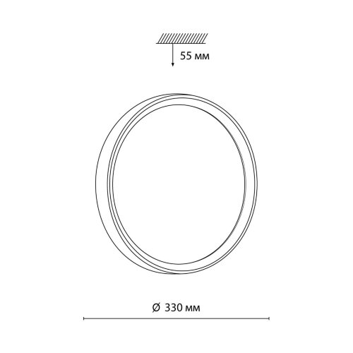 Настенно-потолочный светильник «СОНЕКС» 7627/CL, дизайн: Модерн, серия: WOODI (накладной). Фото 3.