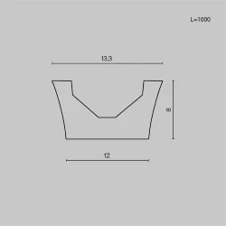 Профиль для шинопровода Elasity (Черный)