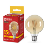 Лампа светодиодная LED-GL125-deco gold 15Вт 230В E27 3000K 1390Лм 125мм золотистая IN HOME - Фото