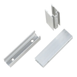 UCC-N21-C50 WHITE 025 POLYBAG Крепление для светодиодных лент ULS-N21 NEON 220В, 8x16мм, Цвет белый, 25 штук в пакете, TM Uniel