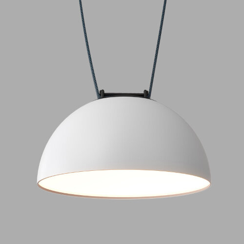 DK5660-WH+BK Cветильник для трека-ремня Belty Smart, серия Flow, со светодиодом, D220*H117мм, 48V DC, 24W, RA90, 120°, 3000-5700K, IP20, белый с черным, алюминий. Фото 2