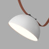 DK5660-WH+BK Cветильник для трека-ремня Belty Smart, серия Flow, со светодиодом, D220*H117мм, 48V DC, 24W, RA90, 120°, 3000-5700K, IP20, белый с черным, алюминий.