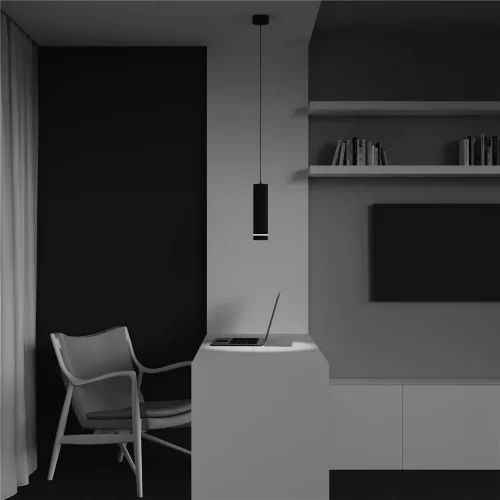 Подвесной светильник Orlo 4000K 1x12Вт 120° (Черный) - фото 8