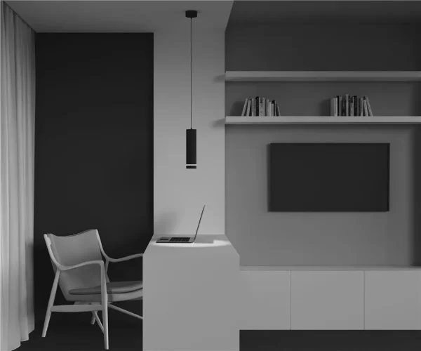 Подвесной светильник Orlo 4000K 1x12Вт 120° (Черный) - фото 11