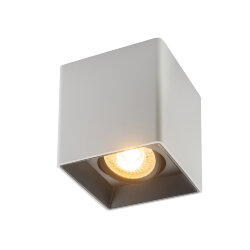 Светильник накладной IP 20, 10 Вт, GU5.3, LED, белый/черный, пластик, Denkirs DK3030-WB