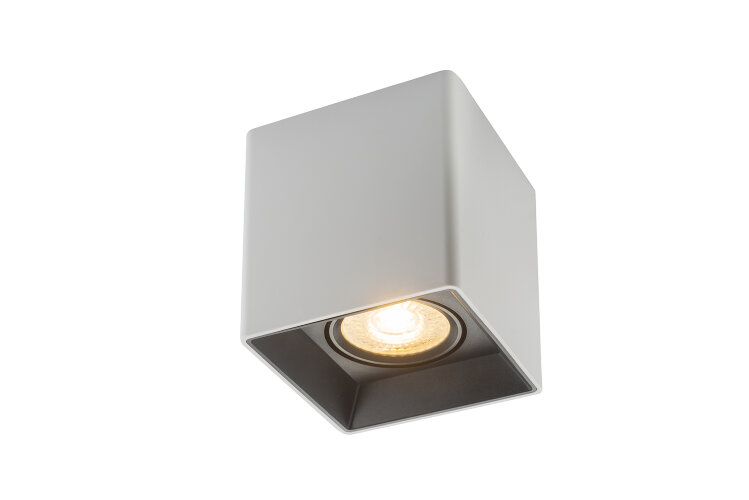 DK3030-WB Светильник накладной IP 20, 10 Вт, GU5.3, LED, белый/черный, пластик. Фото 3