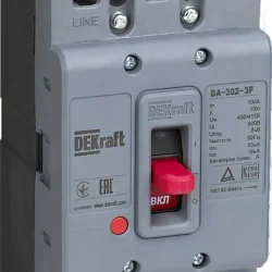 Выключатель автоматический 3п 40А 25кА ВА-302 DEKraft 22745DEK