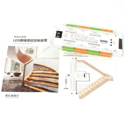 Контроллер для ступеней V2-STEP-1002 P40 (12/24V, 1-32x18W channel) - фото III