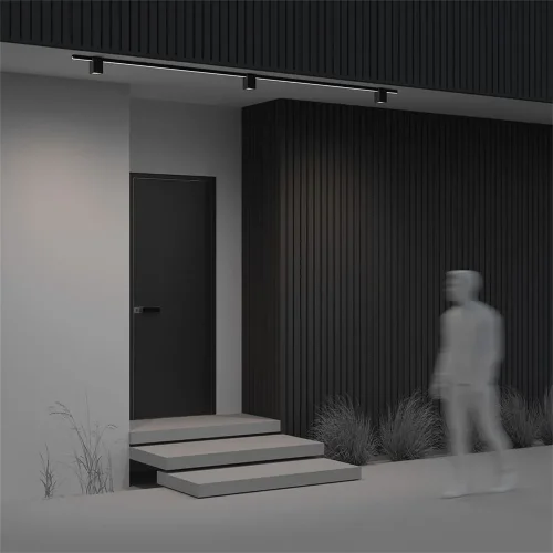 Уличный трековый светильник Alfa Elasity IP 3000К 16Вт 38° черный (Черный) - фото 5