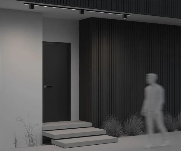 Уличный трековый светильник Alfa Elasity IP 3000К 16Вт 38° черный (Черный) - фото 8