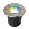 ULU-B11A-6W/RGB IP67 GREY Светильник светодиодный уличный. Архитектурный встраиваемый. RGB свет. Корпус серый. - фото