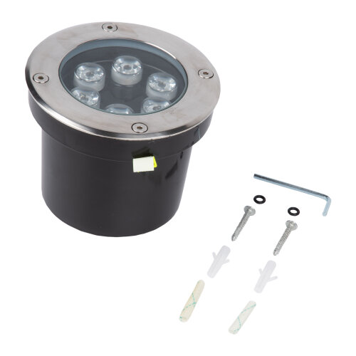 ULU-B11A-6W-RGB IP67 GREY Светильник светодиодный уличный, Архитектурный встраиваемый, RGB свет, Корпус серый. - фото 3