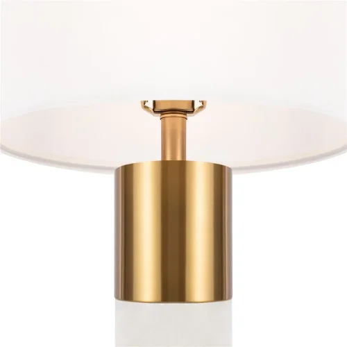 Настольный светильник Bianco E27х1 60Вт (Латунь) - фото 4