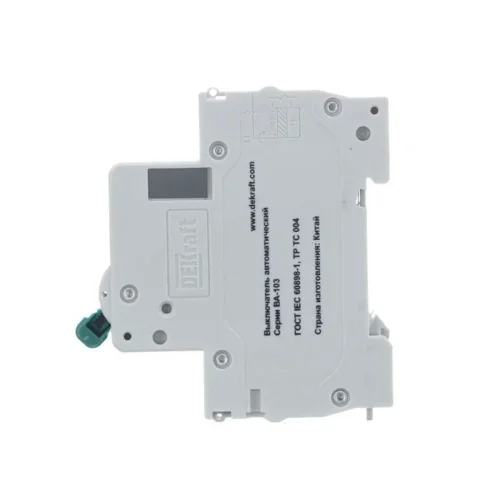 Выключатель автоматический модульный 2п C 20А 6кА ВА-103 DEKraft 12290DEK - фото 3