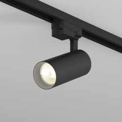Трековый светильник SOLID KOPER, 135мм, d60, 220V, LED 3000K, 15W, IP20, черный, алюминий, Denkirs DK6451-BK