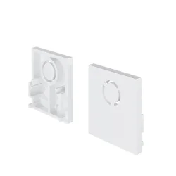 Заглушки для накладного низкопрофильного шинопровода Exility 2шт. (Белый)