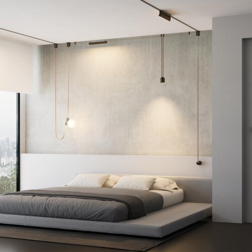 Трековый смарт-светильник для низковольтного шинопровода с двумя режимами работы «Novotech» 359472, серия: EASY. Фото 2.