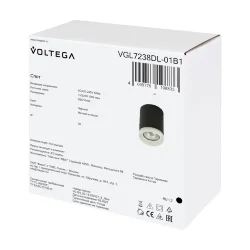 Потолочный светильник VGL7238DL-01B1 - GU10x1 (Черный) VGL7238DL-01B1