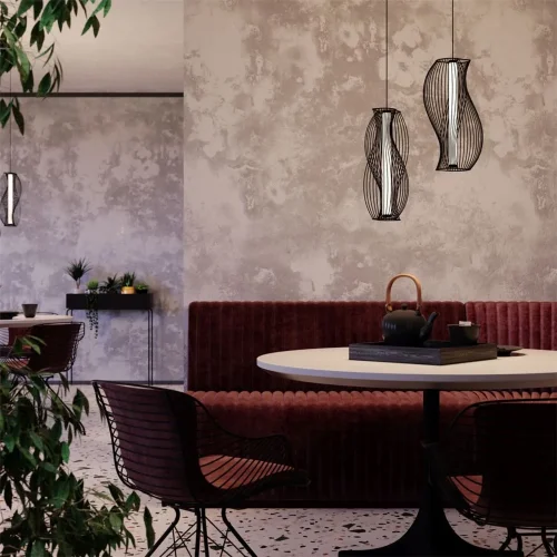 Подвесной светильник Shadows of the past 3000К 20Вт (Черный) - фото 3