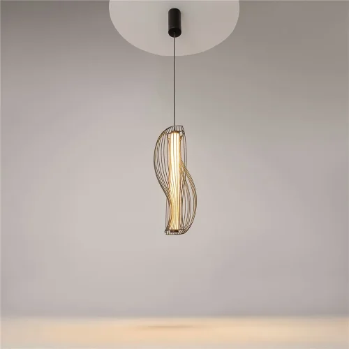 Подвесной светильник Shadows of the past 3000К 20Вт (Черный) - фото 11