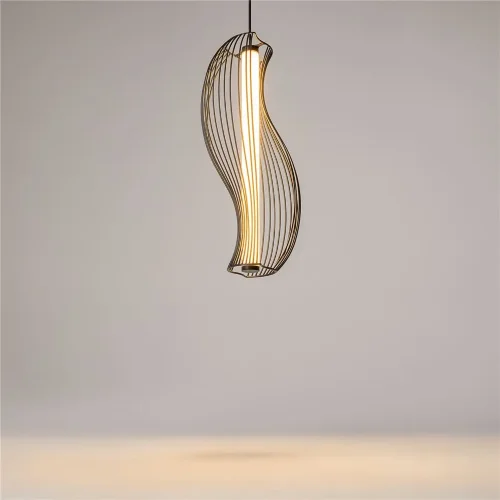 Подвесной светильник Shadows of the past 3000К 20Вт (Черный) - фото 14