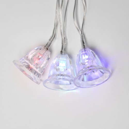 ULD-S0280-020-DTA RGB IP20 BELLS Гирлянда светодиодная Колокольчики с контроллером, 20 светодиодов, 2.8 м, RGB, IP20, провод прозрачный. - фото 3